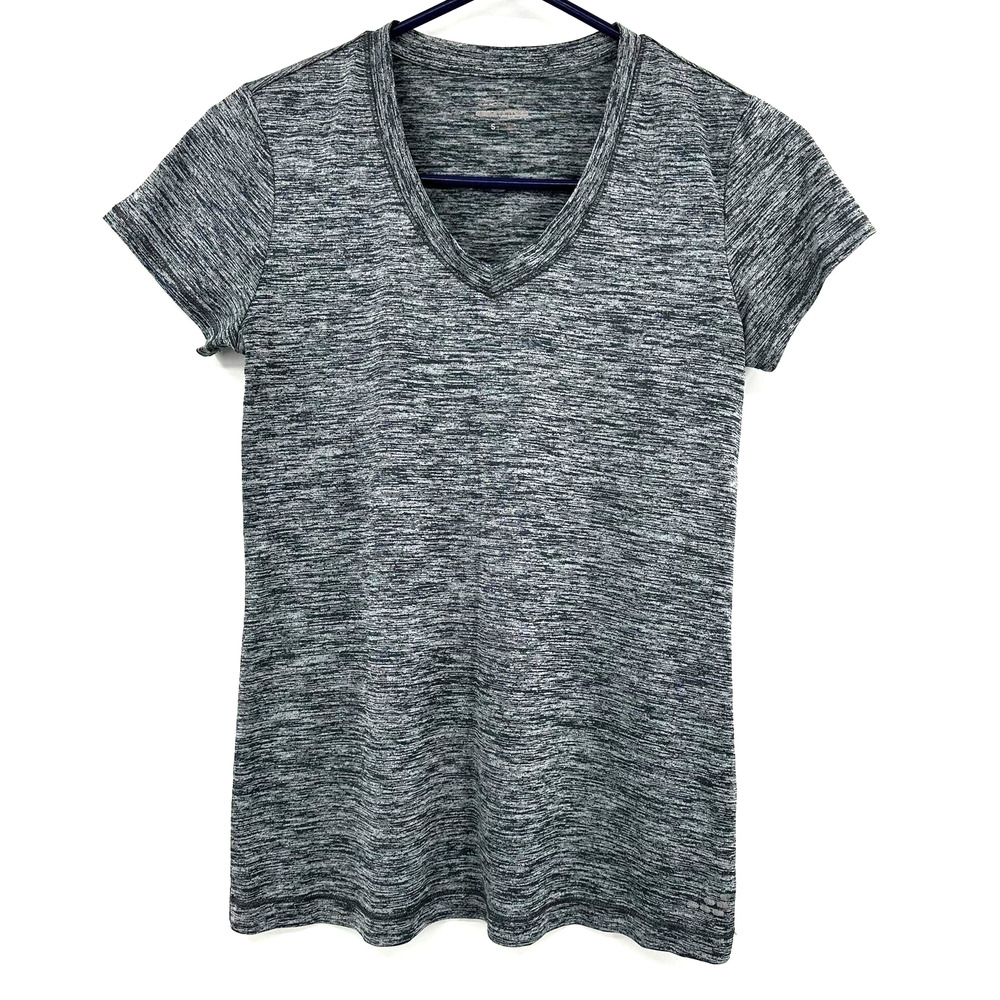 BCG size Small gray short sleeve v neck t-shirt tee top shirt athletic